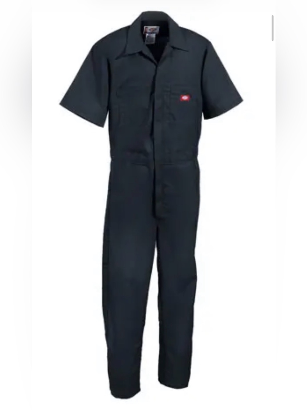 Dickies Black Short Sleeve Unlined Coveralls- Sz L